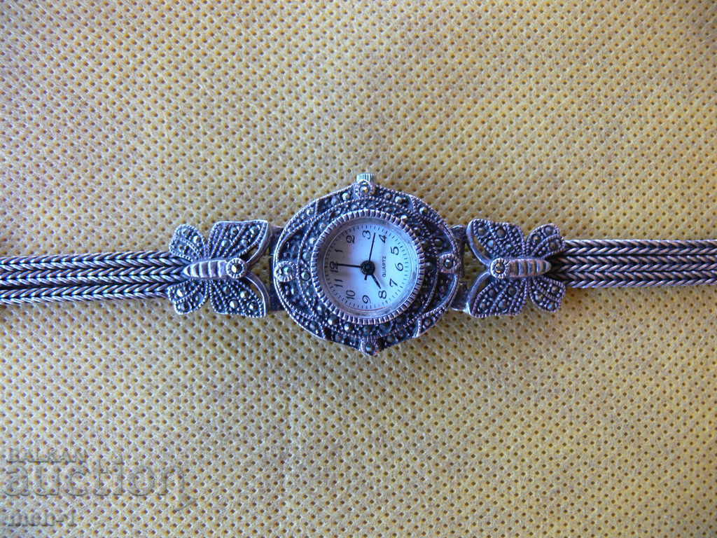 LUXURIOUS SILVER WATCH with price 400.00 BGN | € 204.52