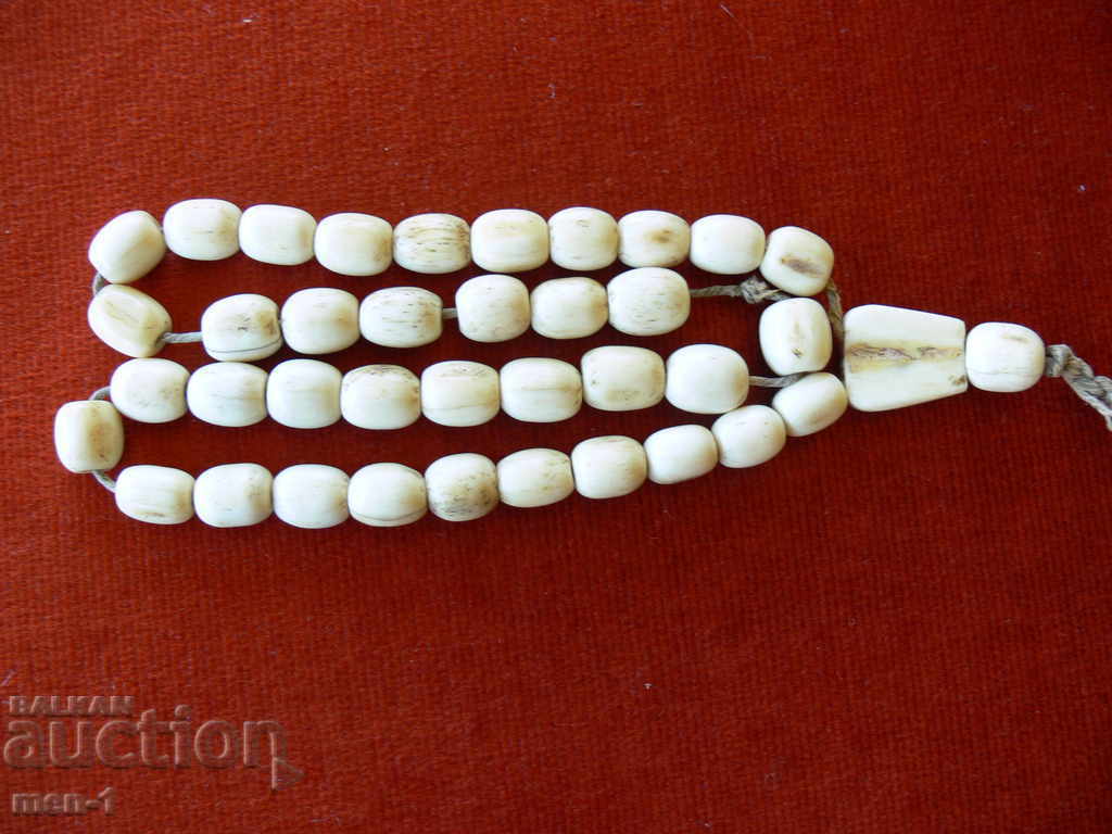 Auction Old bone rosary Auction Old bone rosary