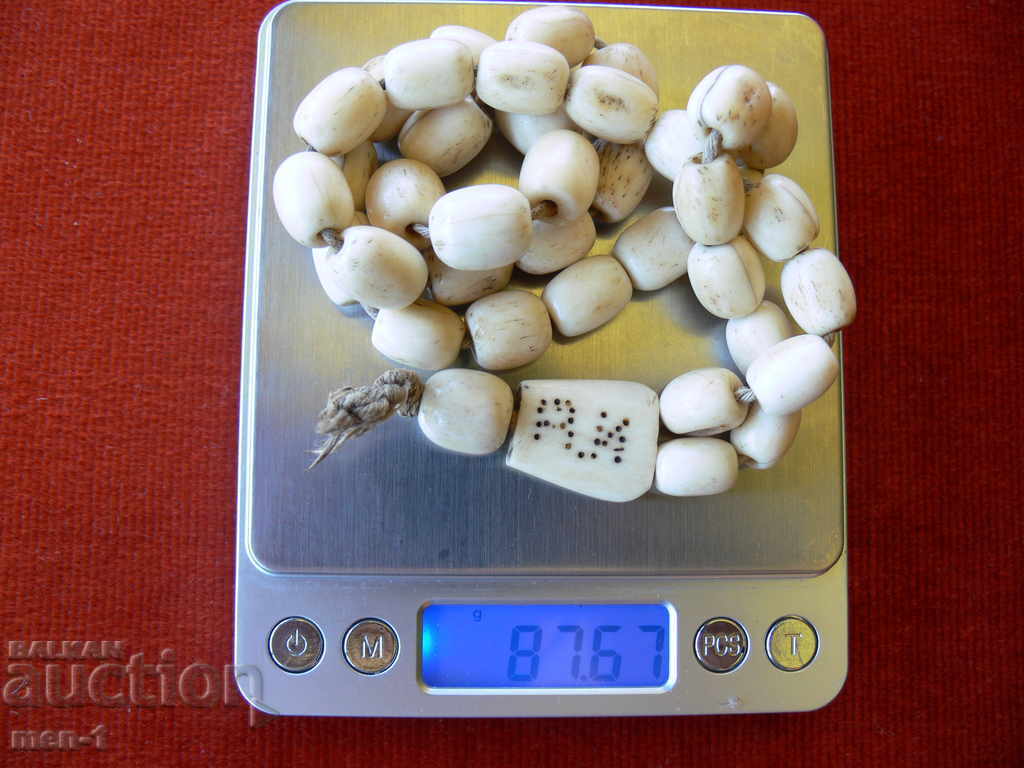 Old bone rosary - 6 Old bone rosary - 6