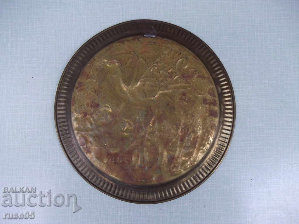 Auction Pano - bronze plate - 504 gr. Auction Pano - bronze plate - 504 gr.