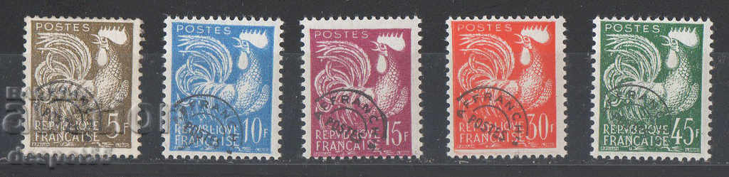 1957. France. For regular use - new values.