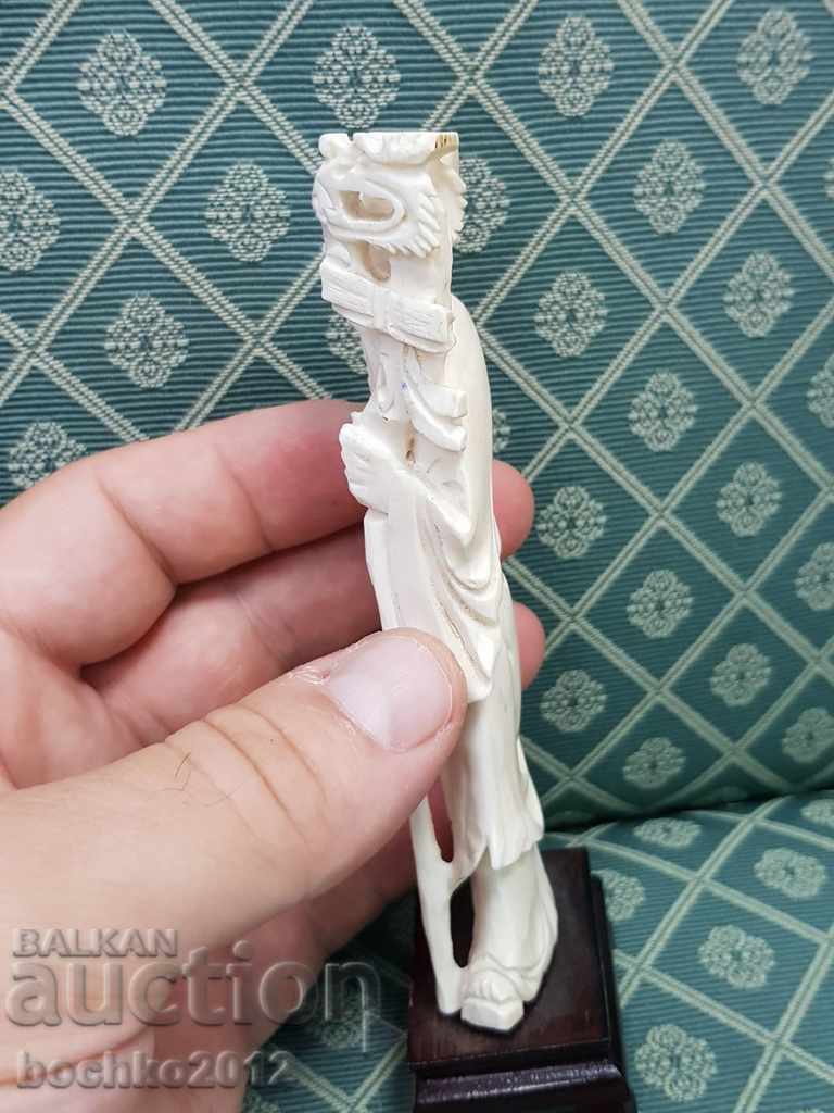 Παράδοση Συλλεκτικό Παλαιό Κινεζικό Ιαπωνικό Λευκό Οστό ειδώλιο 20c. Παράδοση Συλλεκτικό Παλαιό Κινεζικό Ιαπωνικό Λευκό Οστό ειδώλιο 20c.