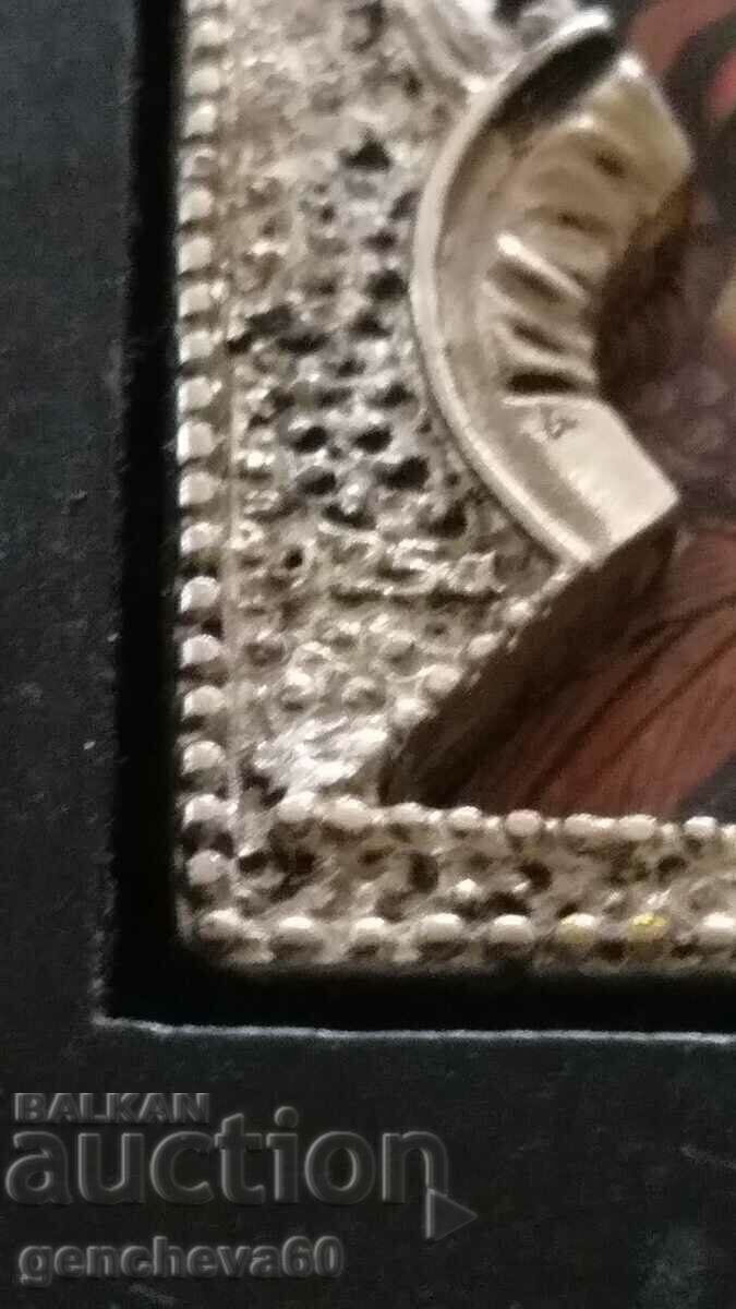 Small silver-plated icon/stamp 925 - 5 Small silver-plated icon/stamp 925 - 5