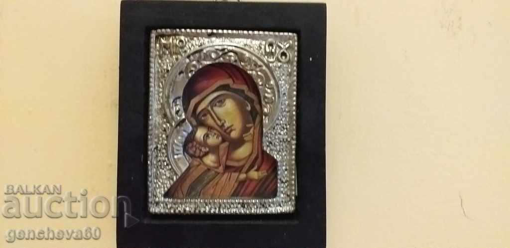 Small silver-plated icon/stamp 925 - 7 Small silver-plated icon/stamp 925 - 7