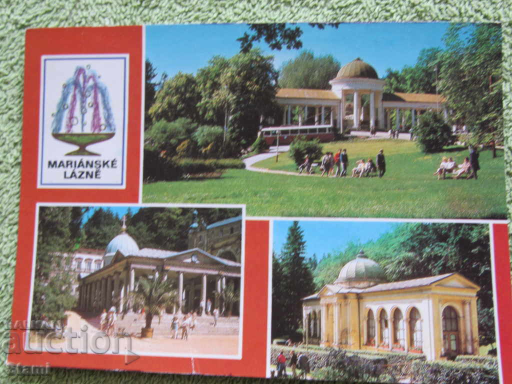 Postcard from Marianske Lazne, Czech Republic from the 80s of the XX century, new with price 4.00 BGN | € 2.05 Postcard from Marianske Lazne, Czech Republic from the 80s of the XX century, new with price 4.00 BGN | € 2.05