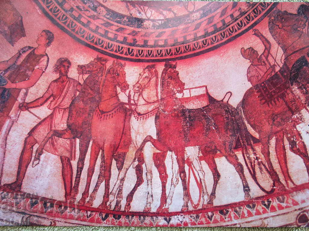 Auction  Postcard from the Kazanlak tomb from the 80s of the XX century, new
