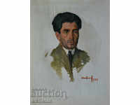 Atanas Mihov-oil-portrait-signed-framed-1930.