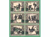 (¯`'•.¸NOTGELD (гр. Kitzingen) 1921 UNC-  -6 бр.банкноти ´¯)