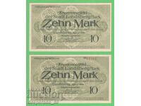 (¯`'•.¸ΓΕΡΜΑΝΙΑ (Landsberg) 10 μάρκα 1919¸.•'´¯)