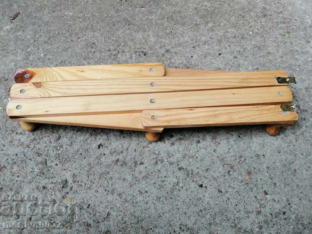 Extendable hanger made of wood, wooden - 5 Extendable hanger made of wood, wooden - 5