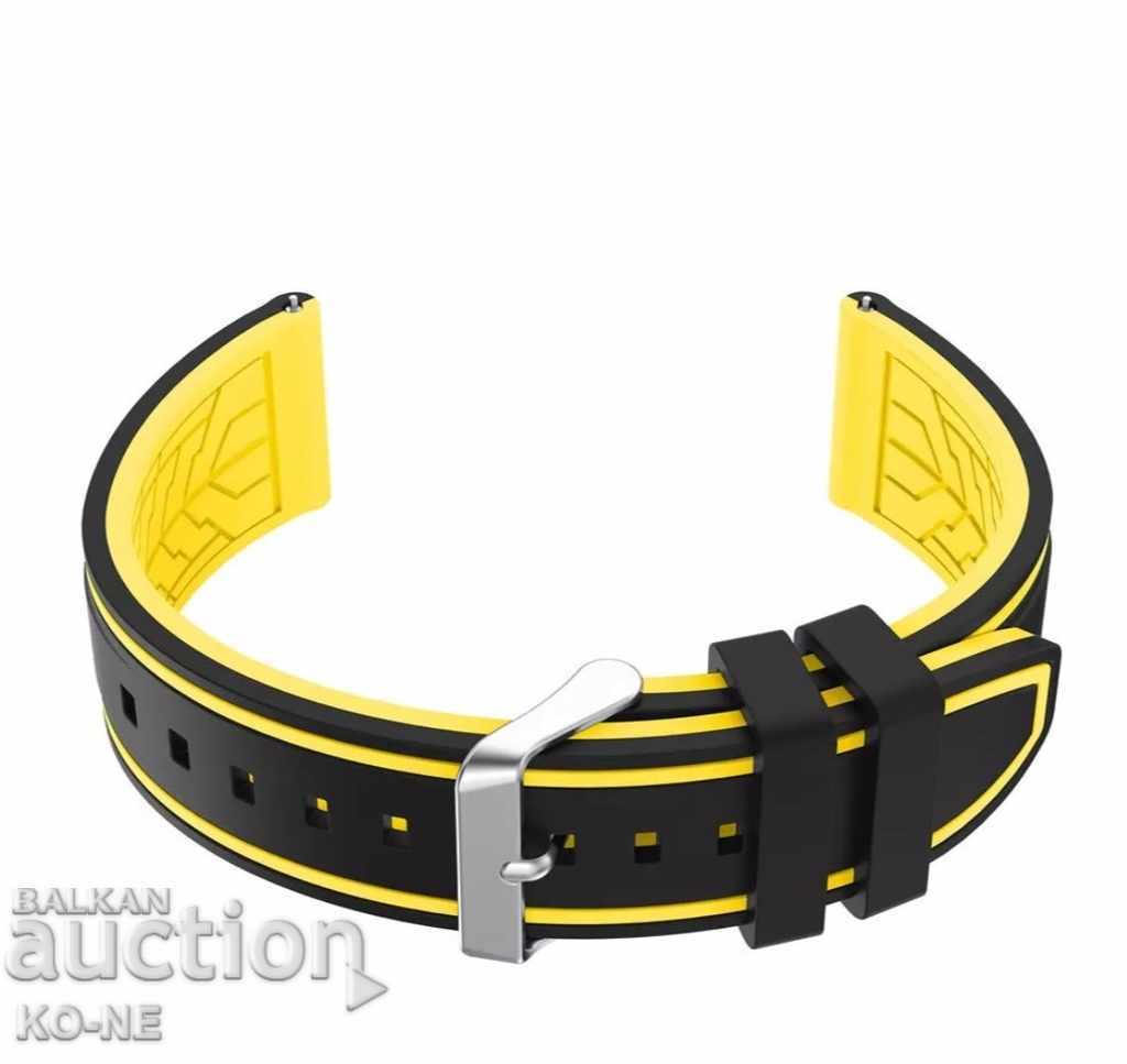 Curea din silicon 20 mm cu preț 20.00 BGN | € 10.23 Curea din silicon 20 mm cu preț 20.00 BGN | € 10.23