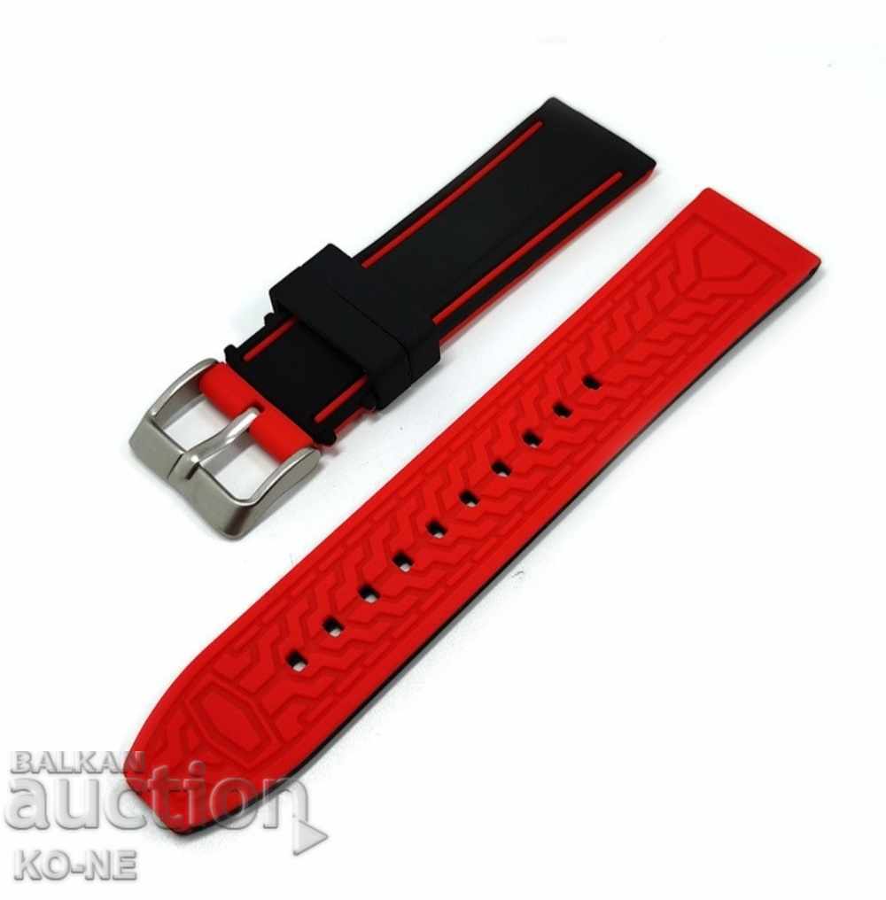 Silicone strap 20 22 and 24 mm with price 20.00 BGN | € 10.23 Silicone strap 20 22 and 24 mm with price 20.00 BGN | € 10.23
