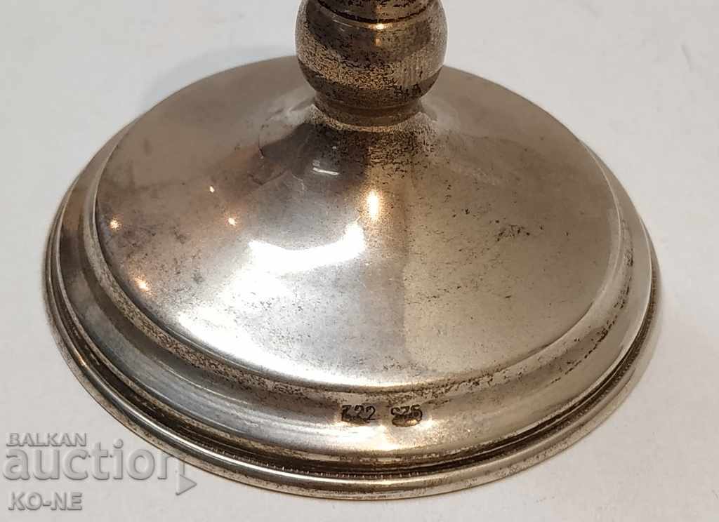 Auction Silver candlestick Auction Silver candlestick