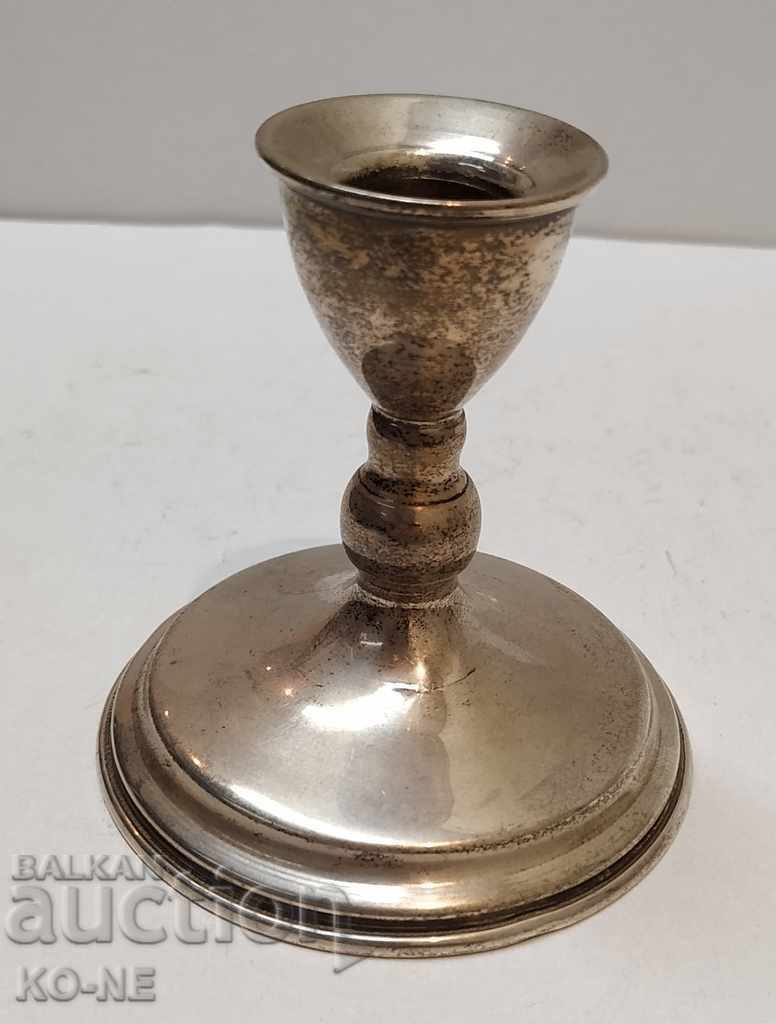 Silver candlestick Silver candlestick