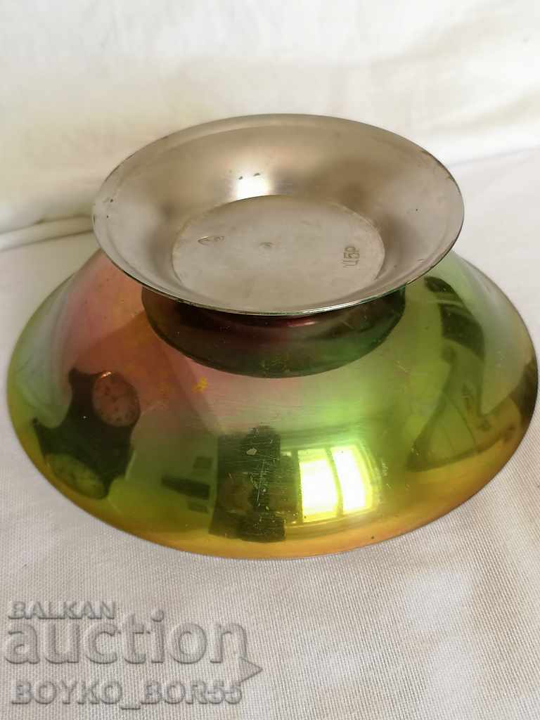 Auction  Original Antique Russian Metal Melchior Fruktiera