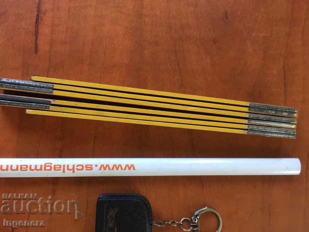 TOOL CARPENTER METER PENCIL AND ROLLER - 5