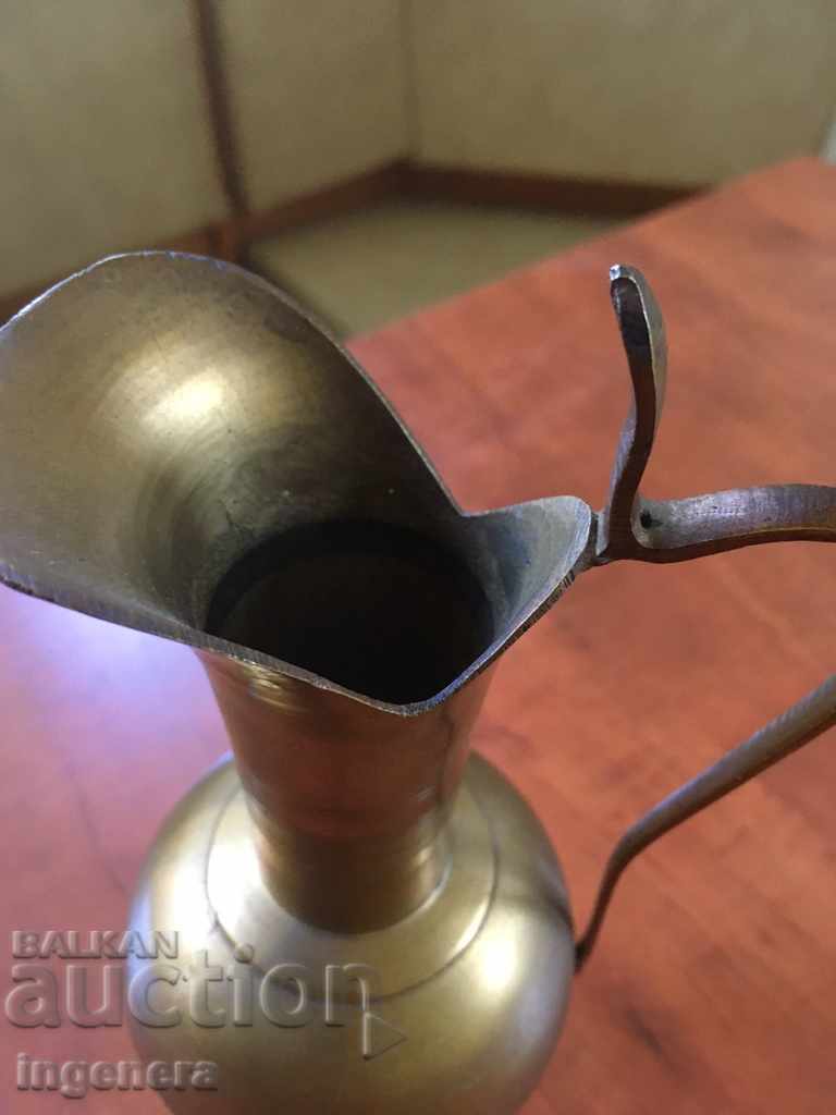 KETTLE JUG BRASS METAL-300 GR with price 22.00 BGN | € 11.25 KETTLE JUG BRASS METAL-300 GR with price 22.00 BGN | € 11.25