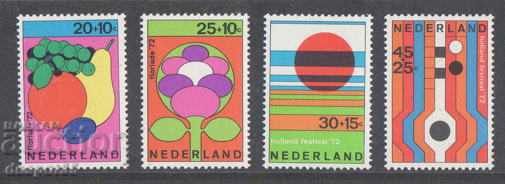 1972. Κάτω Χώρες. Φιλανθρωπικές μάρκες.