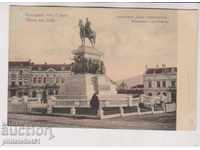 OLD SOFIA circa 1906 CARD Monument "Tsar Liberator" 096