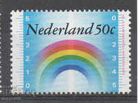 1973. Olanda. 100 de ani ai Organizației Mondiale. în meteorologie.