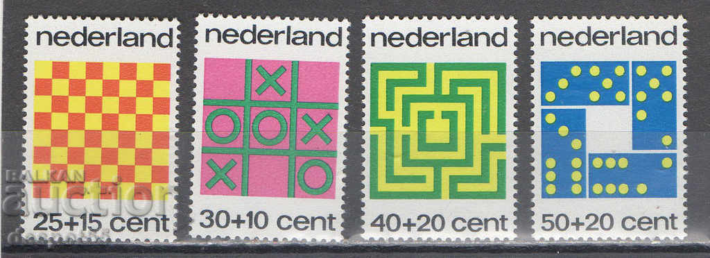 1973. Нидерландия. Грижа за децата + Блок.
