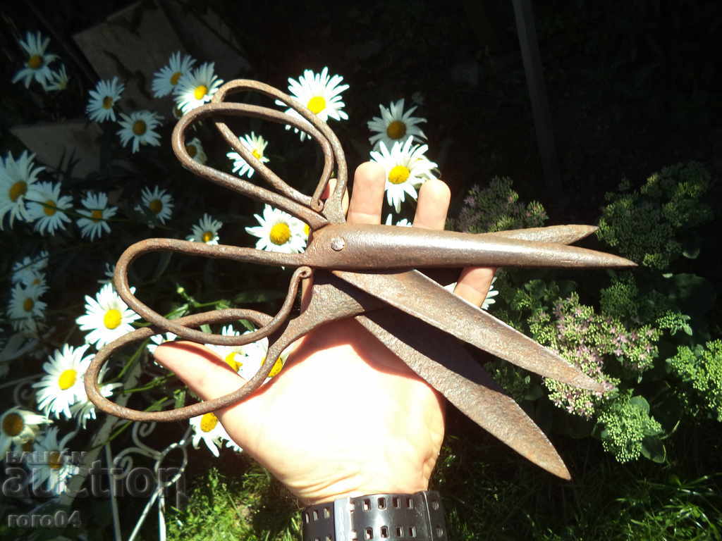A PAIR OF OLD ABADJI WROUGHT SCISSORS with price 57.00 BGN | € 29.14