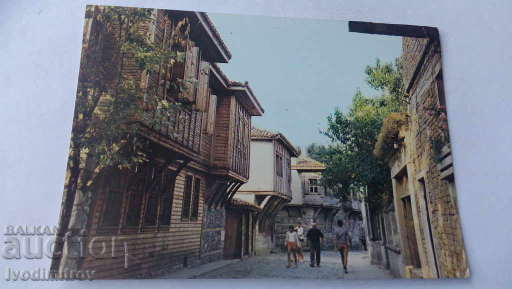 Strada PK Sozopol din partea veche a orașului 1987