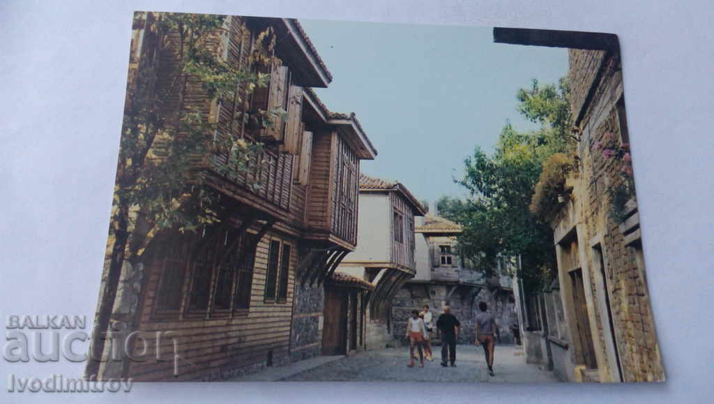 PK Sozopol Street in the old part of town 1987
