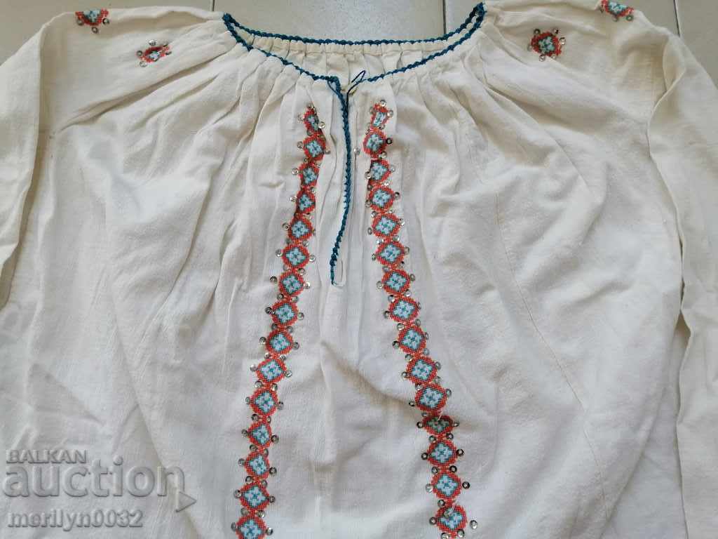 Women's shirt without skirt, hand embroidery, kenar cheiz costume with price 89.90 BGN | € 45.97