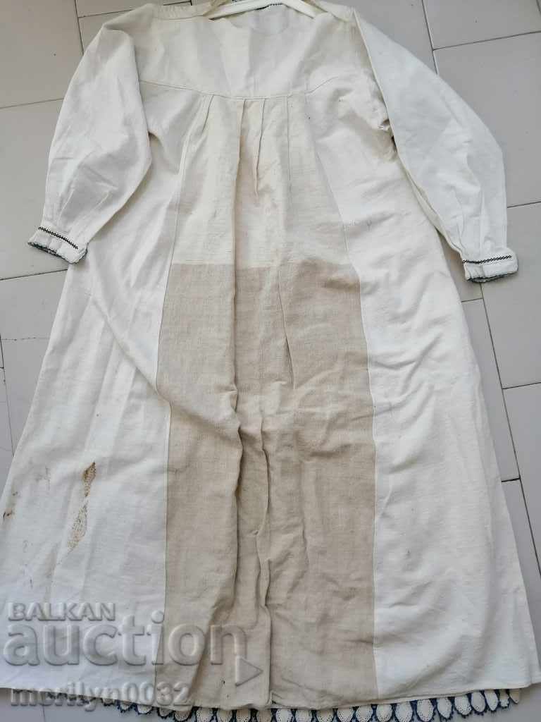 Cămașă bătrână broderie manuală chenar șezlong costum sukman - 6