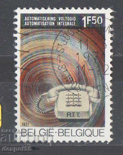 1971. Belgium. Automation of the telephone network.