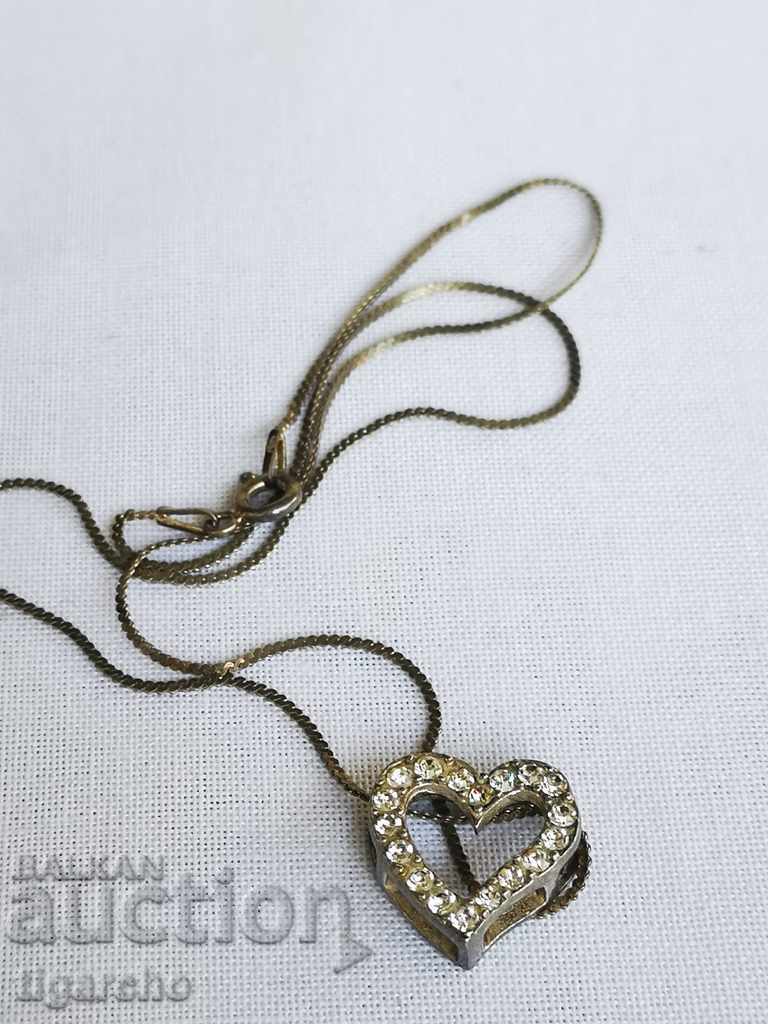 Lant de argint cu pandantiv cu preț 15.00 BGN | € 7.67 Lant de argint cu pandantiv cu preț 15.00 BGN | € 7.67