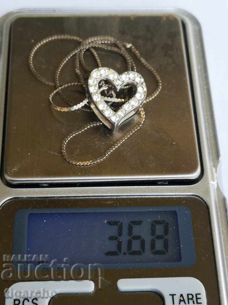 Livrarea Lant de argint cu pandantiv Livrarea Lant de argint cu pandantiv