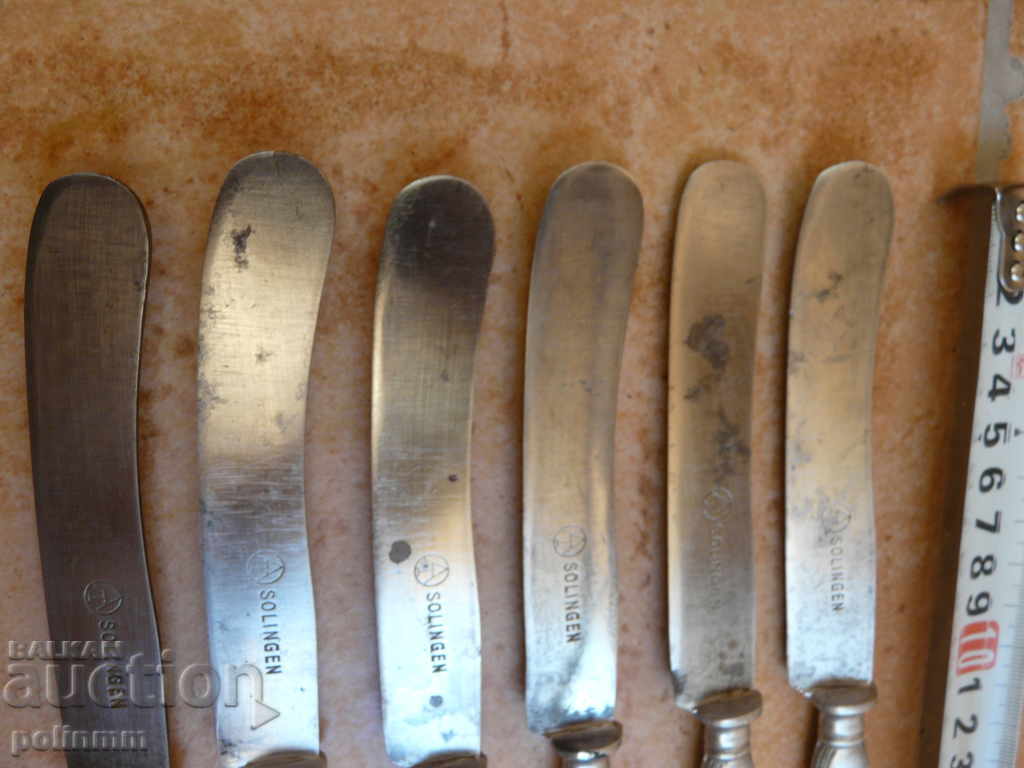 Auction Set of old service knives Solingen Auction Set of old service knives Solingen
