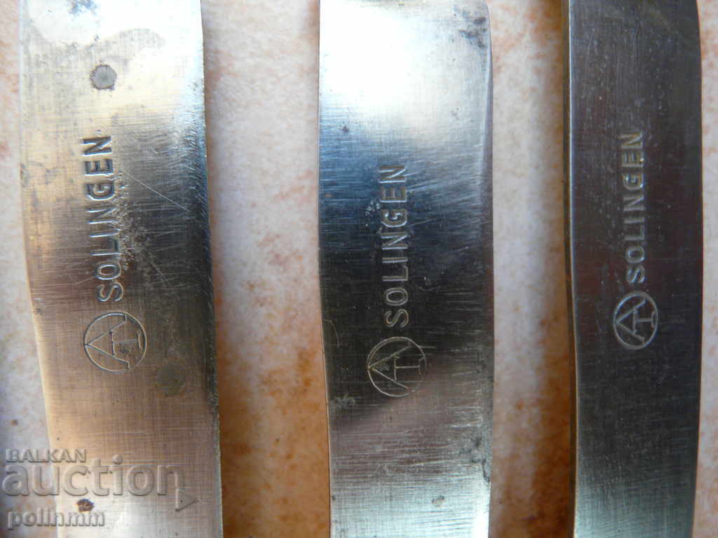Delivery of Set of old service knives Solingen Delivery of Set of old service knives Solingen