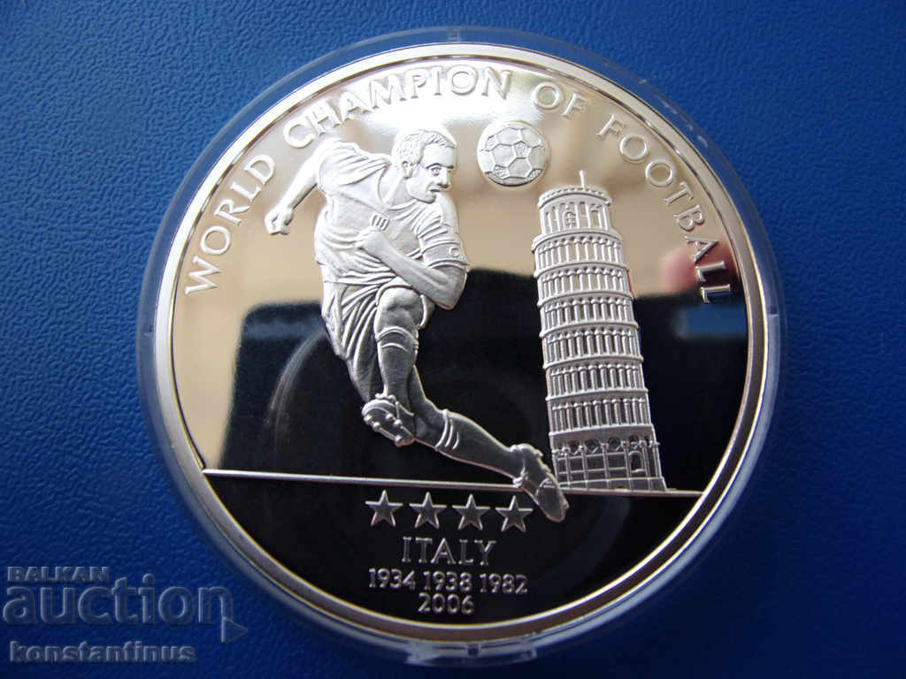 South Africa Football 2010 28.3 gr. 40mm. PROOF UNC Rare