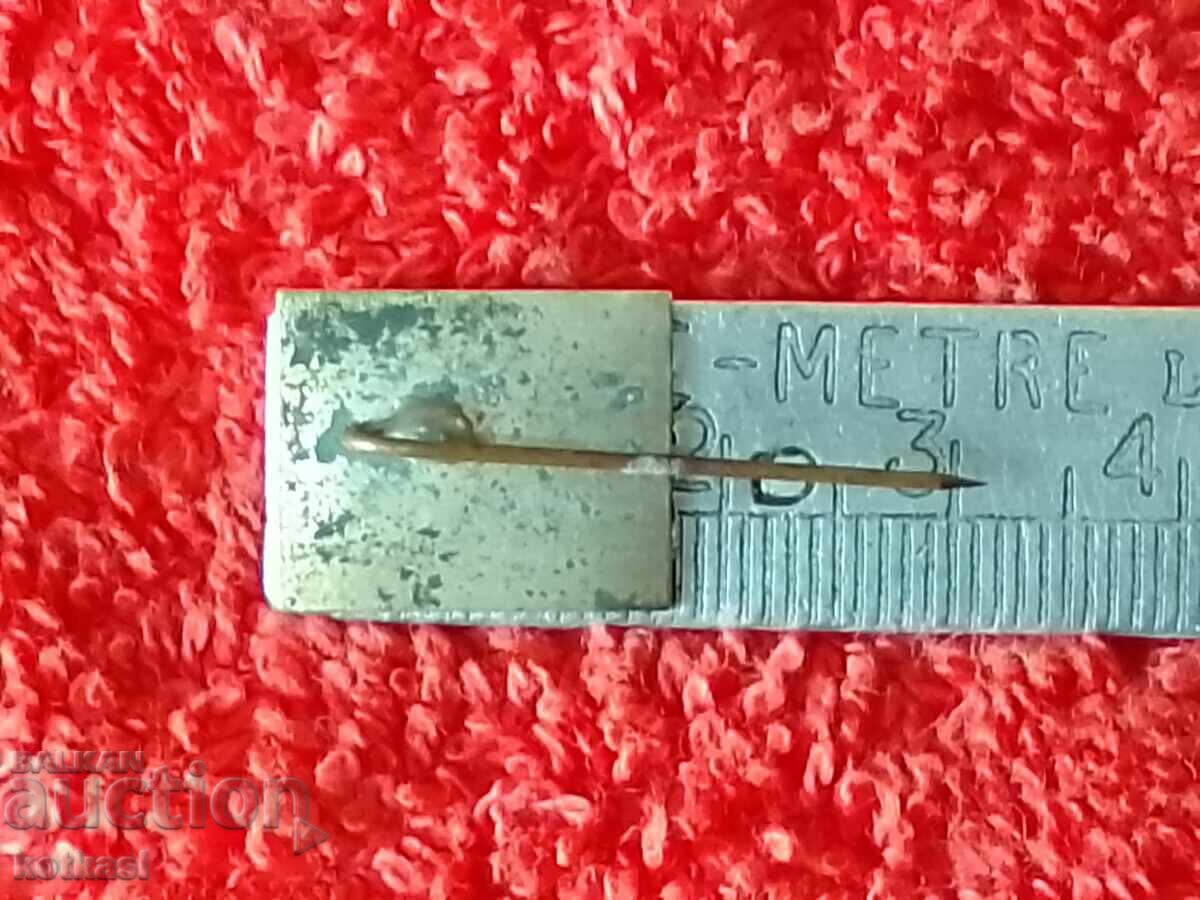 Old metal social badge pin TNTM Aytos with price 5.50 BGN | € 2.81