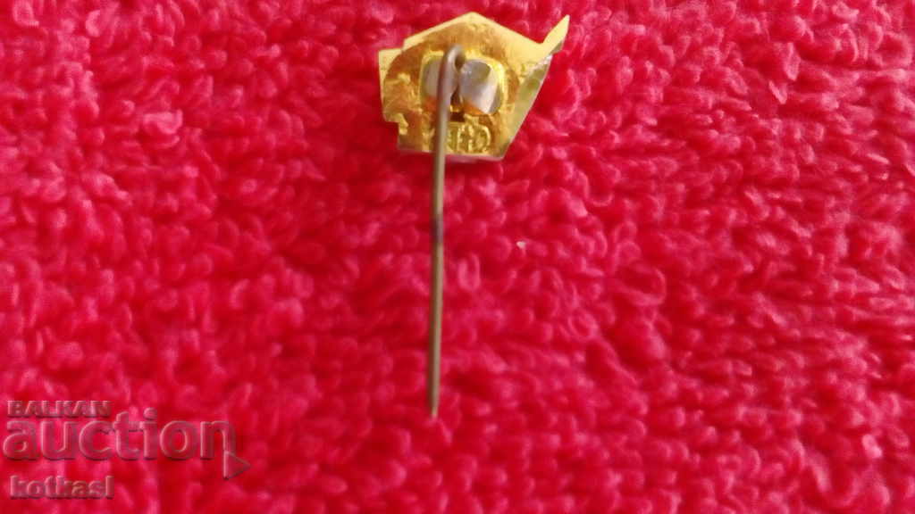 Auction Old metal pin badge Flag Auction Old metal pin badge Flag