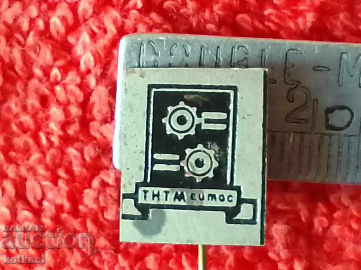 Old social metal badge pin TNTM Aytos Old social metal badge pin TNTM Aytos