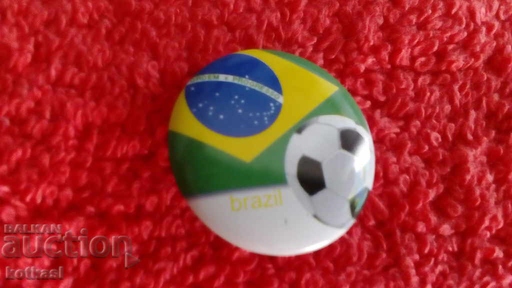 Sport soccer badge Brazil with price 3.50 BGN | € 1.79 Sport soccer badge Brazil with price 3.50 BGN | € 1.79