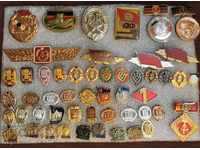 Lot 51 German Badges GDR Aviation Military Shooting etc.