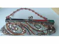 Beautiful ART bag, beads, sequins, embroidery