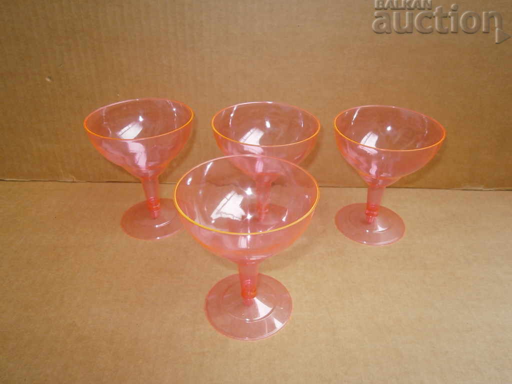 cocktail glasses POP ART 70s 80s - 5