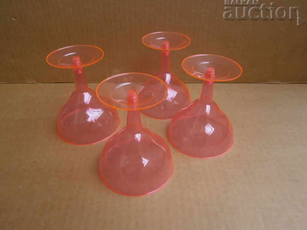 cocktail glasses POP ART 70s 80s - 6