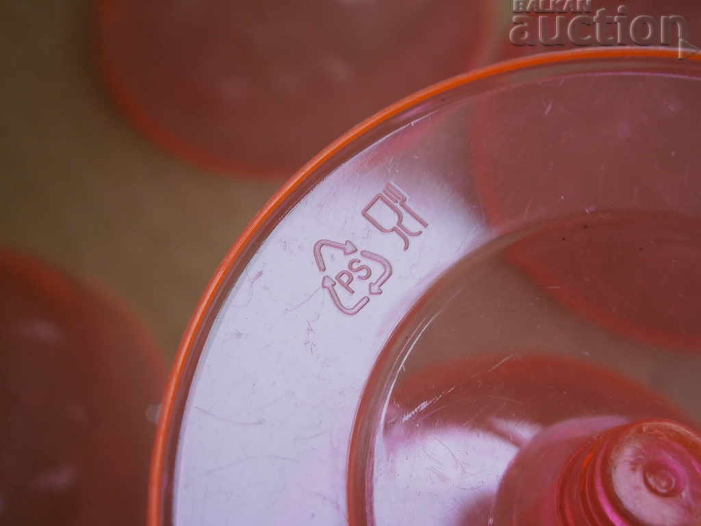 cocktail glasses POP ART 70s 80s - 7