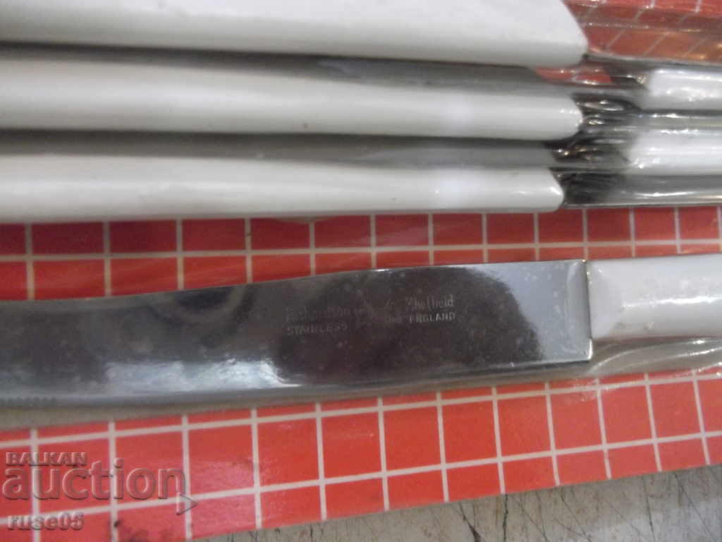 Lot of 6 pcs. service knives english - 6 Lot of 6 pcs. service knives english - 6