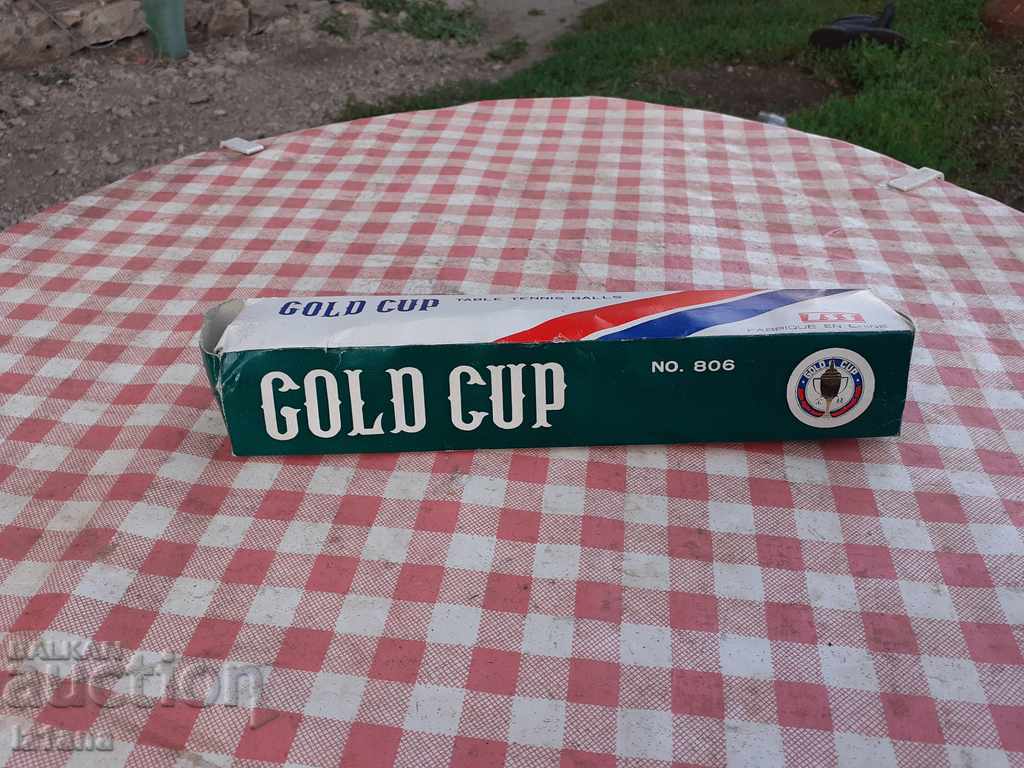 Mingi vechi de tenis de masă GOLD CUP