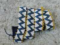 Costume belt with buckle beads