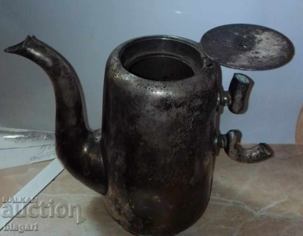 Silver-plated ship teapot-1860. with price 35.00 BGN | € 17.90