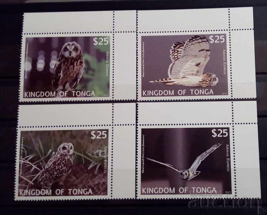 Кралство Тонга 2012 Фауна/Животни/Птици/Сови 120 € MNH